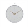 Deco 79 Metal Decorative Wall Clock Round Wall Clock for