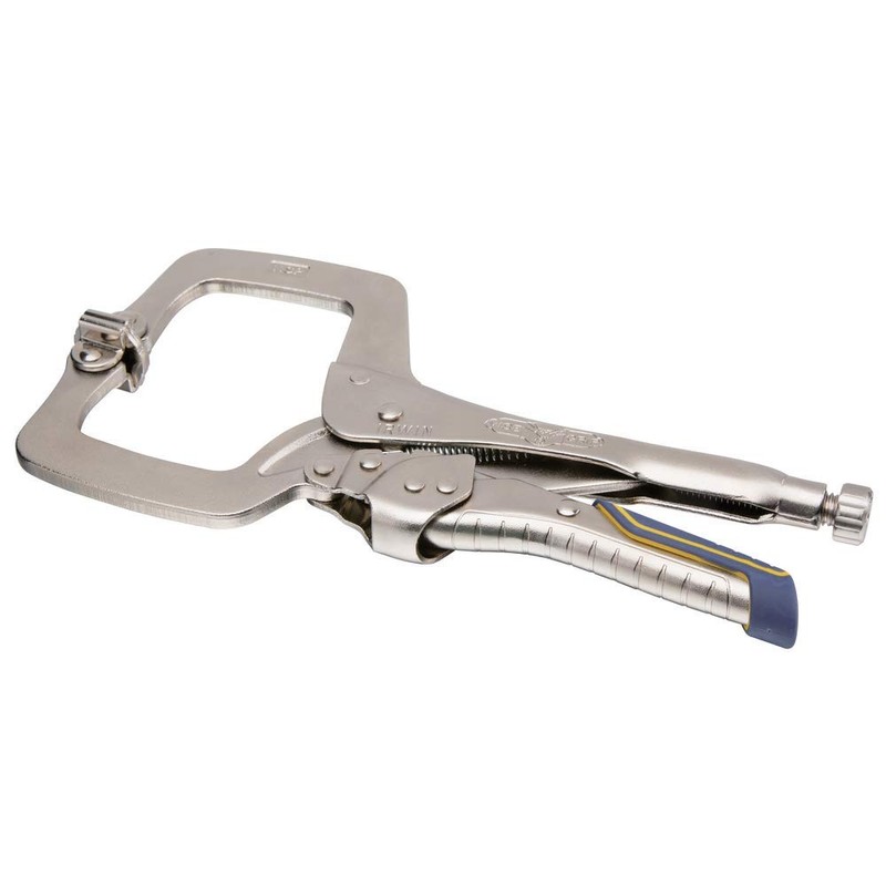 IRWIN VISE-GRIP Welding Pliers, Fast Release, C-Clamp with Swivel Pads,