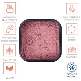 vary vace Blush hannah (hellrosa) refill, Rouge, Puder ohne Bindemittel (verklebt nicht, leicht auf der Haut), zertifizierte Naturkosmetik, vegan, im Blechdöschen, nachfüllbar und plastikfrei…