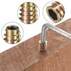 230 Stk Einschraubmuttern Gewindeeinsatz Holz, M4 M5 M6 M8 M10