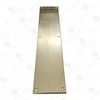 Adonai Hardware 16 Inch "Aholibamah" Brass Push Plate - Satin