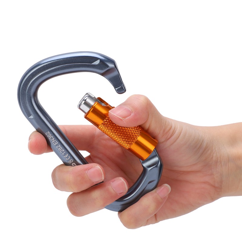 Climbing Carabiner NonSlip Heavy Duty Durable Carabiner Clip Climbing for