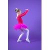 tanzmuster ® Romy Ballet Tutu Girls' Long-Sleeved Cotton Ballet Bodysuit
