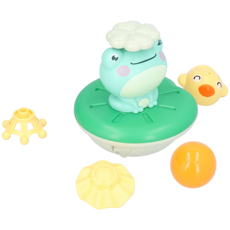 Electric Water Spray Toy Frog Bathtub Floating Water Sprinkler Shower