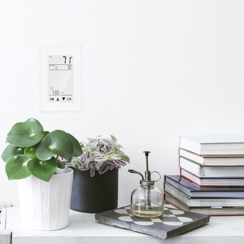 HEATIT ET-72 Digital Programmable Thermostat with Large LCD Display for