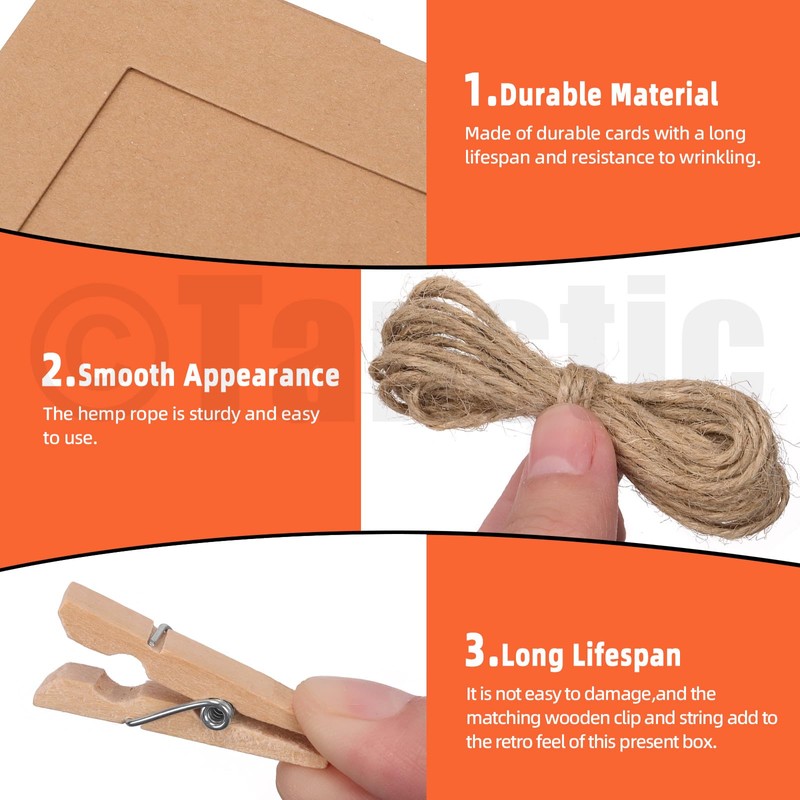 Tanstic Paper Picture Frames Paper Photo Frame Photo Hanging Display