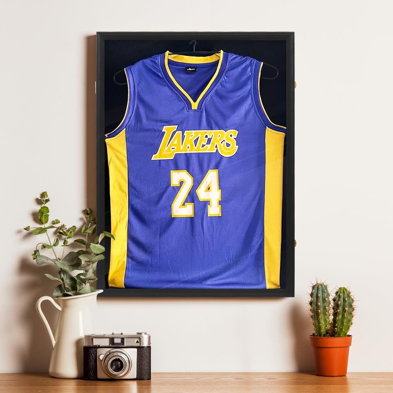 Large Jersey Frame Display Case, Sturdy and Durable Shadow Box