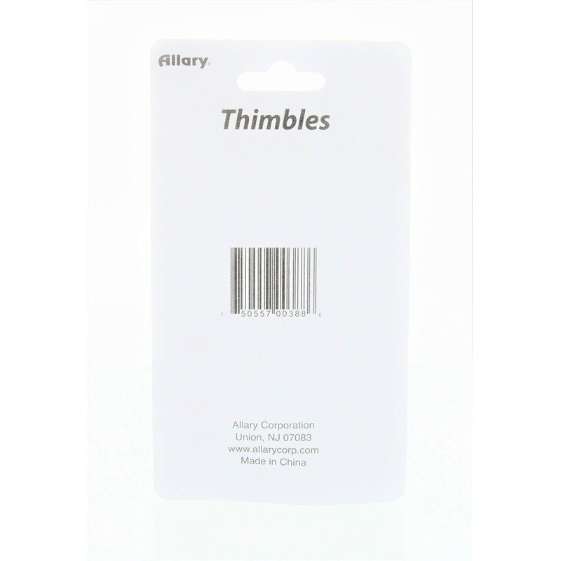 Allary Craft & Sew ASSORTED THIMBLES Pack Small, Medium &