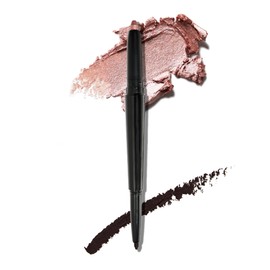 LAURA GELLER NEW YORK Swipe-n-Line Dual-Ended Eyeshadow + Eyeliner - Natural (Toasted-Brown/Rich Chestnut) - Cream Eyeshadow & Smooth Glide Eyeliner - Waterproof & Crease-free Color