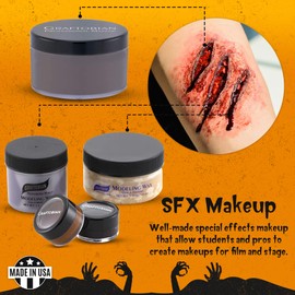 Graftobian Special FX Trauma Pro SFX Makeup Kit - Made in USA - Professional Effects Kit for Halloween, Cosplay, Theater, and Movie, Easy-to-use Cosmetics Collection Set for Beginners and Pros