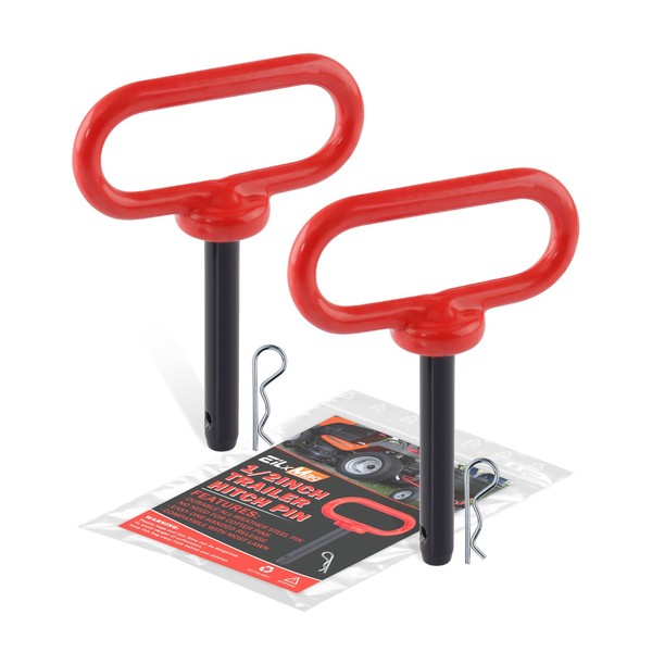EilxMag 2Pack Hitch Pin, 1/2 x 3 Inch Trailer Hitch