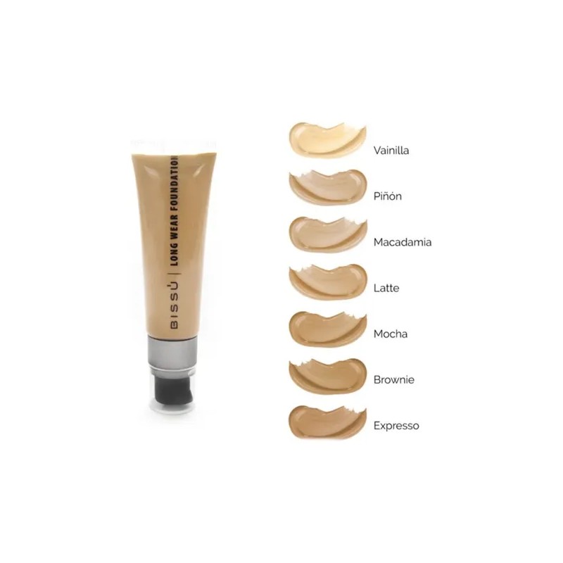 Maquillaje Líquido Bissú 28 Ml Cobertura Alta Natural