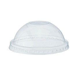 HEIKO A-PET Dome Lid, Diameter 2.9 inches (74 mm), No Hole, Pack of 50