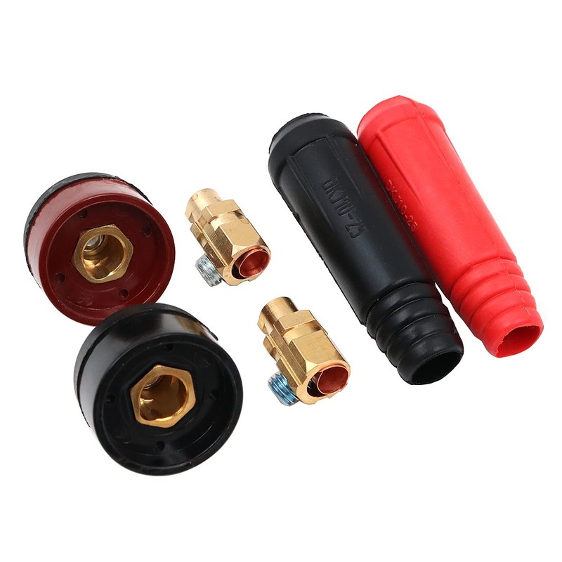 Shiwaki TIG Welding Cable Panel Connector-Plug DKJ10-25 200Amp Quick Mount