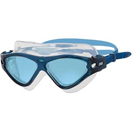 Zoggs Unisex Adult Tri-Vision Mask Swimming Goggles, Navy/Blue/Tint, One Size