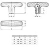Ganter Normelemente T-Handles, Furniture Handles, Cabinet Handles, Drawer Handles, GN