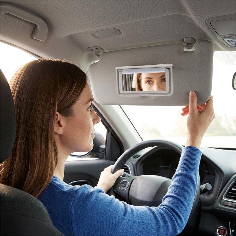 Left Driver Side Sun Visor Compatible with 2009-2014 Nissan Murano