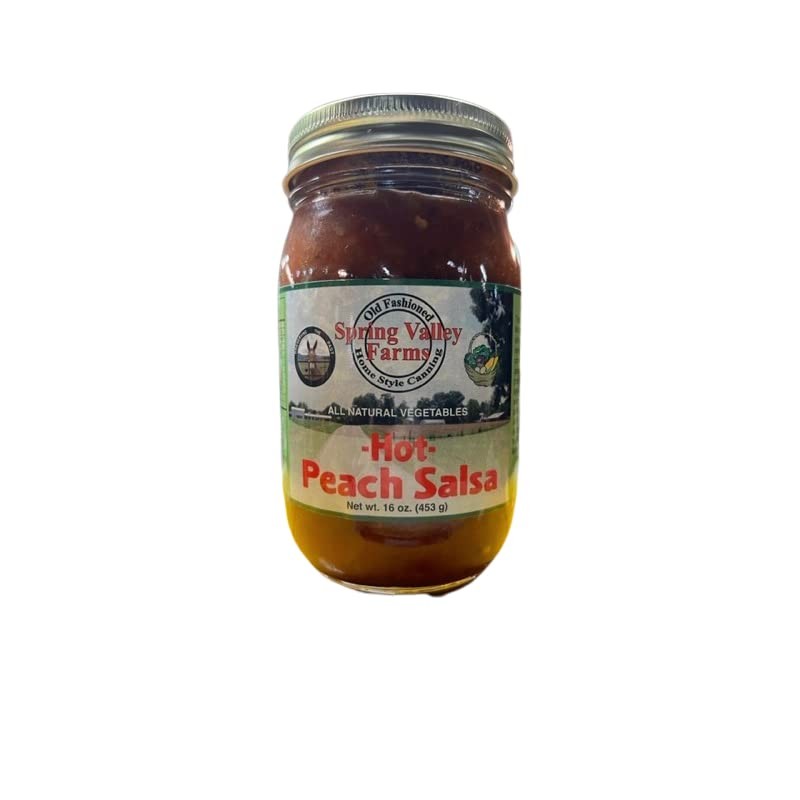 Spring Valley Farms Hot Peach Salsa