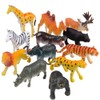 ArtCreativity Safari Animal Figurines Set for Kids - Pack of