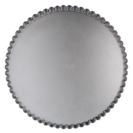 Tefal j1641514 Tart Mould Loose Base, Steel, 30 cm, Red