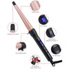 Hair Curler Electric LCD Ceramic Hair Curling Wand Rod Cone
