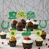 24Pcs Clover Baby Shower Party Decoration, Happy St Patricks Day