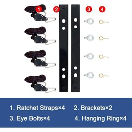 ALORAIR Hanging Kits for Crawl Space & Basement Dehumidifiers, Easy Way to Raise and Lower dehumidifier, Helps reduce noise and vibration of the unit