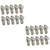iplusmile 2sets 10pcs Pet Collar Hanging Pendant Lost Address Plate