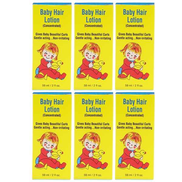 Clubman Baby Hair Lotion (Concentrated), 2-Ounce (Pack of 6)