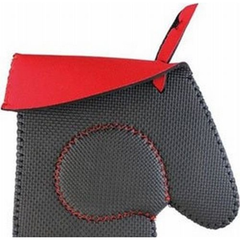 Marna K398R Rubber Mitt, Non Slip Grip, Heat Resistant 68°F