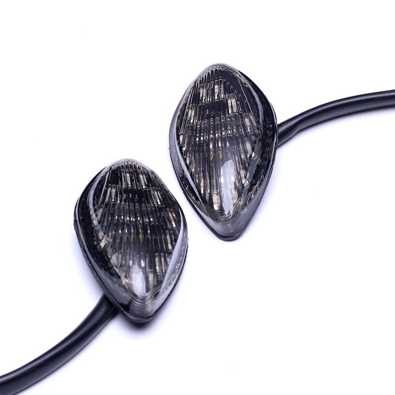 HUSUKU LED Front Flush Mount Turn Signal Light Brake Blinker