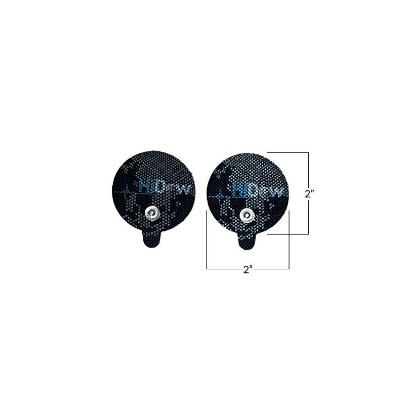 HiDow TENS Unit 5 Pack Large Round Stim Electrode Pads