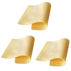 Aokbean Blank Tattoo Practice Skin - 3pcs 1.2mm Thick 7.6 x 11.6 inch Double Sides Tattoo Fake Skin Pads for Beginner or Artist Tattooing Supplies