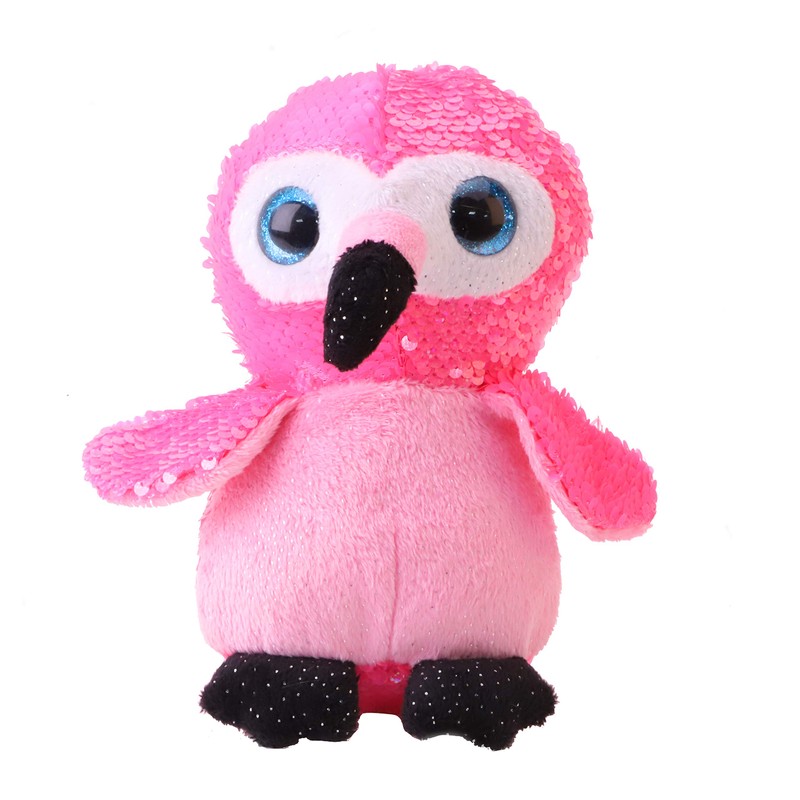 Toyland® 20cm Sequin Reveal Plush Toy (Flamingo)