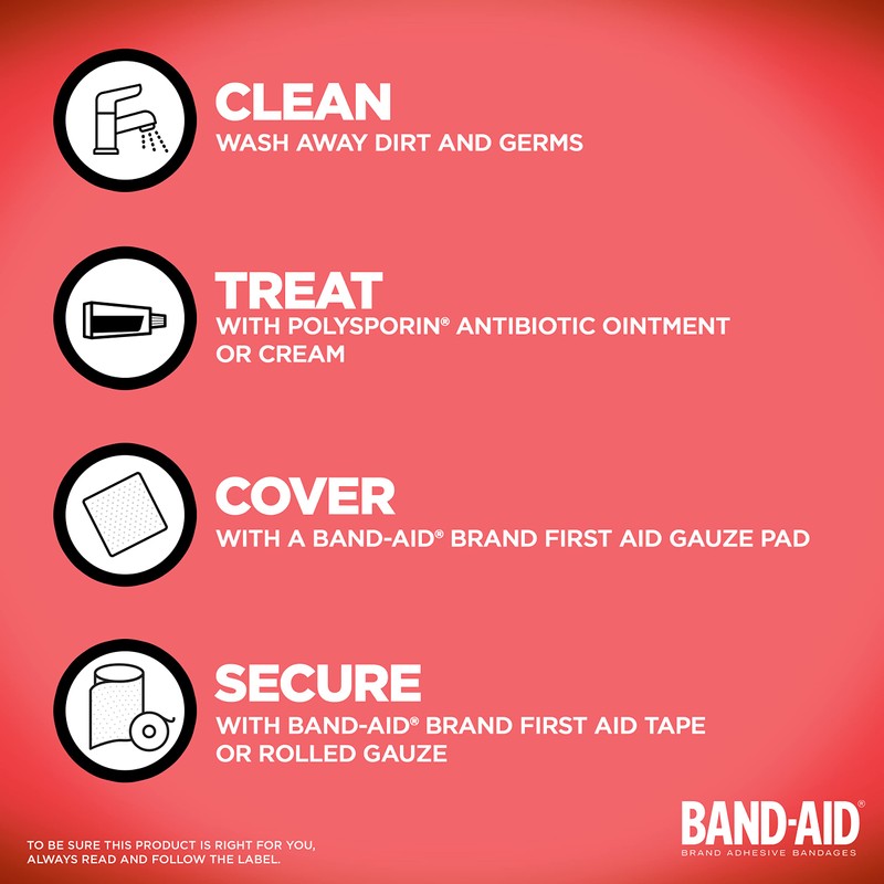 Bandaid First Aid Gauze Pads 3X3 10 ct