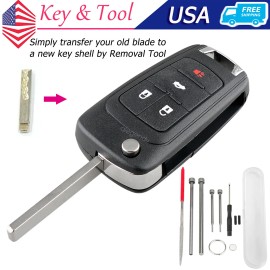 Unbranded Key Fob Case Old Blade Transfer Tool for Chevy Cruze Equinox Sonic Malibu Impala