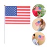 CAXUSD Pcs Mini USA National Flag American Hand Held Flags