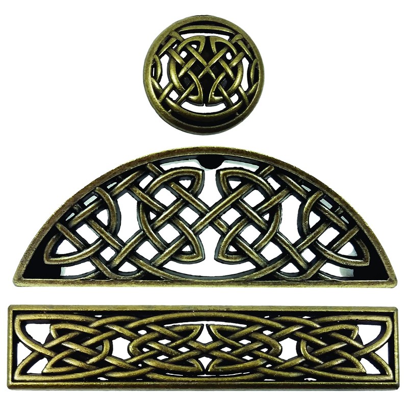 GENUINE TEXAS BRAND Classic Celtic Knot Drawer Handles in Antique