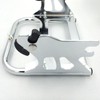 XKMT-Chrome Detachable 2up Tour-Pak Mounting Bracket Luggage Rack Compatible With