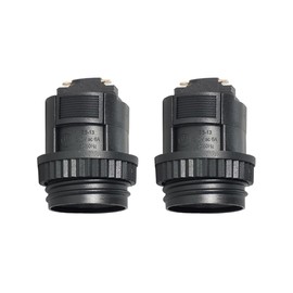 Pispoer Duct Rail Socket, E26 Base, Lighting Rail to E26 Bulb, No Conversion Socket Needed, Easy Installation, Bulb Socket, LED Compatible Dedicated Rail Lighting Fixture, Ceiling Lighting, PSE