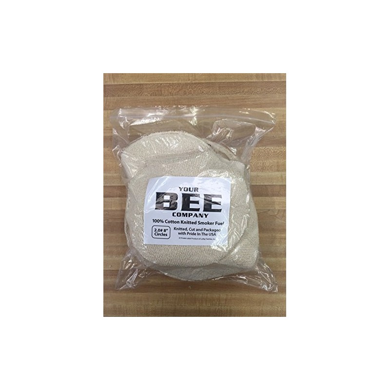 Bee Smoker Fuel 100% Cotton Knitted Smoking Circles 8" -