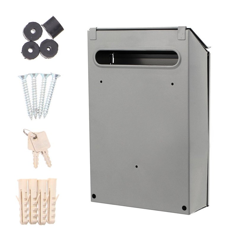 Rottner 3662 Standard Silver Steel Top Loading Letter Box