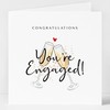 Congratulations You're Engaged, Engagement Greeting Card