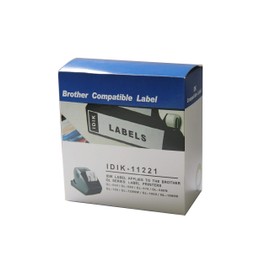 IDIK Compatible DK-11221 Label 23 mm x 23 mm 1000 Pieces Compatible with Brother Label Printer QL-700/720 White Paper DK-1221