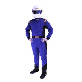 RaceQuip Racing Driver Fire Suit One Piece Single Layer SFI 3.2A/ 1 Blue Small 130922