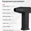 Handheld Turbo Fan 52M/S 130000 RPM Brushless Motor Blower Type