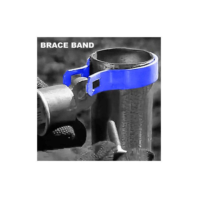 4" Brace Band for Chain Link Fence - Use for