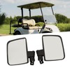 Golf Cart Mirrors 2 Pack Side View Mirror Golf Cart