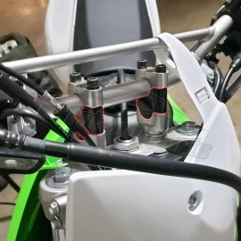 21ST 1-1/8" 28mm Handlebar 30mm Risers Kit For Triumph Street Speed Triple Scrambler