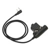 U94 PTT System Military Adapter 2 Pin 3.5mm Headset Adapter
